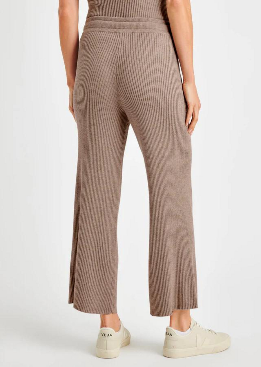 Splendid Georgie Rib Pant- Tawny Heather