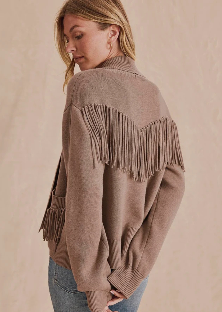 Splendid Willow Fringe Cardigan