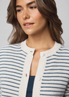 Splendid Amber Stripe Crop Cardigan