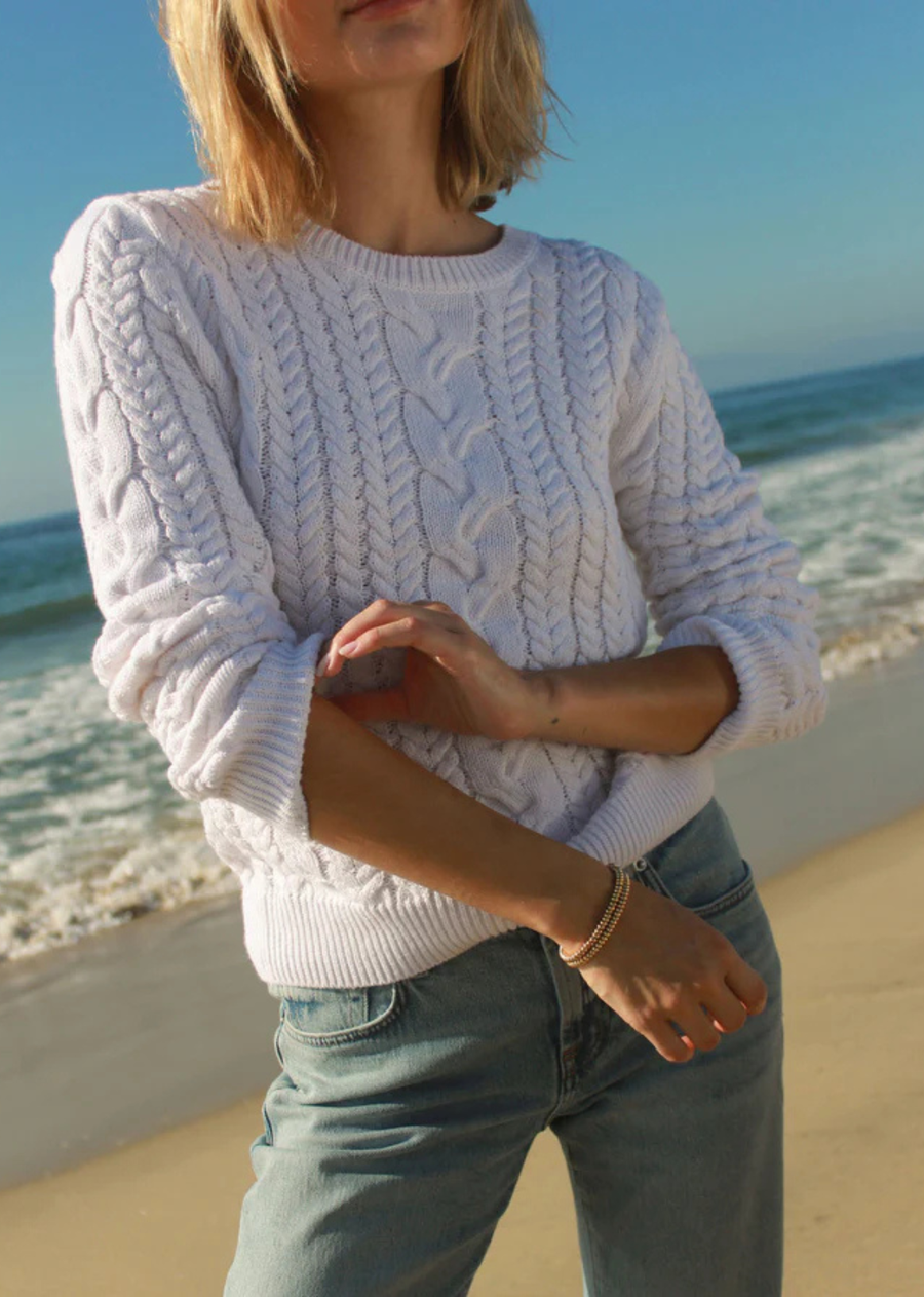 Splendid Annabella Cable Sweater