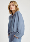 Splendid Carina Indigo Bomber Jacket