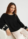 Splendid Charity Hearts Sweater