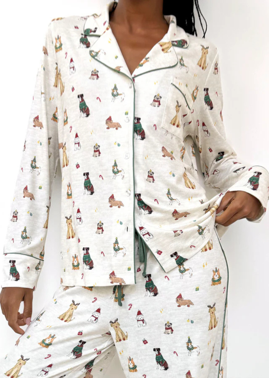 Splendid Flora Pillow Soft Set - Santa Paws