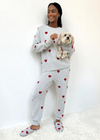 Splendid Fuzzy Sweater Set - Red Heart