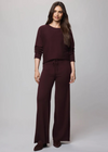 Splendid Georgie Pullover - Dark Plum