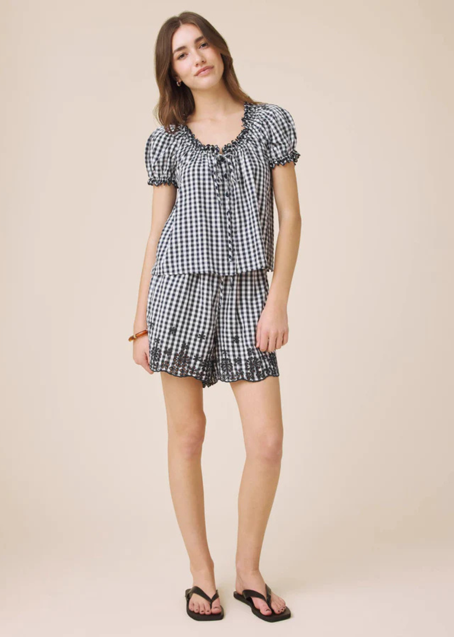 Splendid Gigi Gingham Short