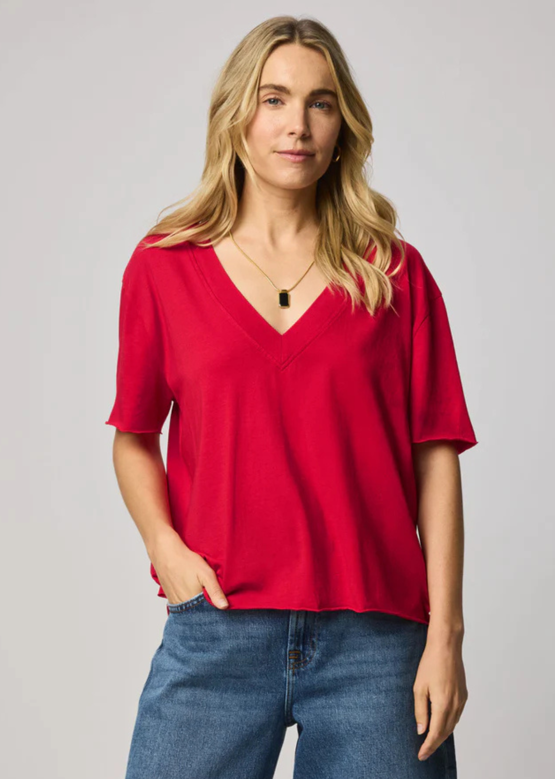 Splendid Kacey V-Neck Tee