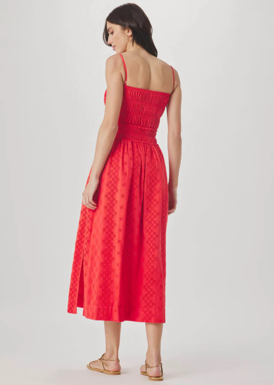 Splendid Kenzie Geo Eyelet Dress