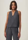 Splendid Kit Gauze V-Neck Tank