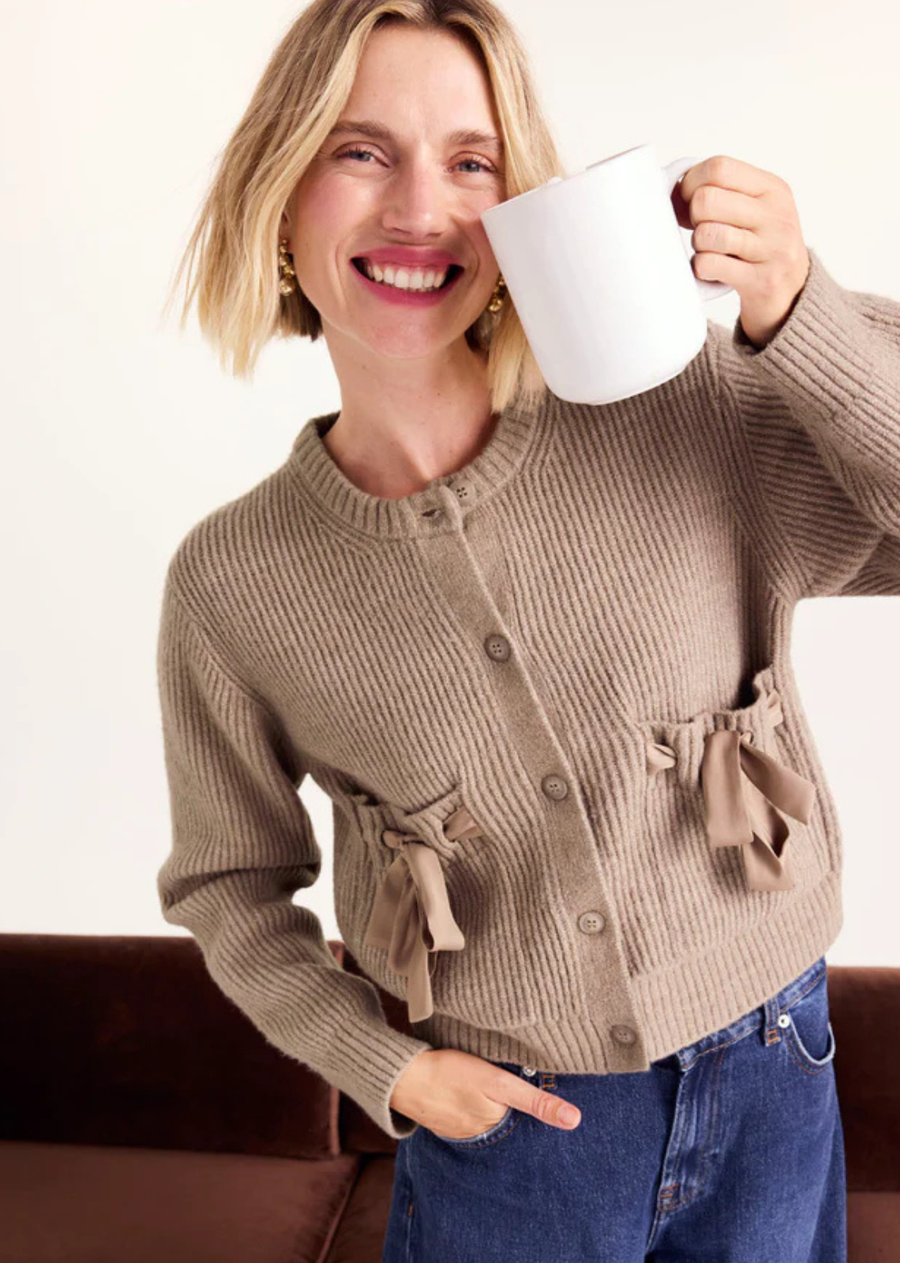 Splendid Stassi Satin Tie Cardigan