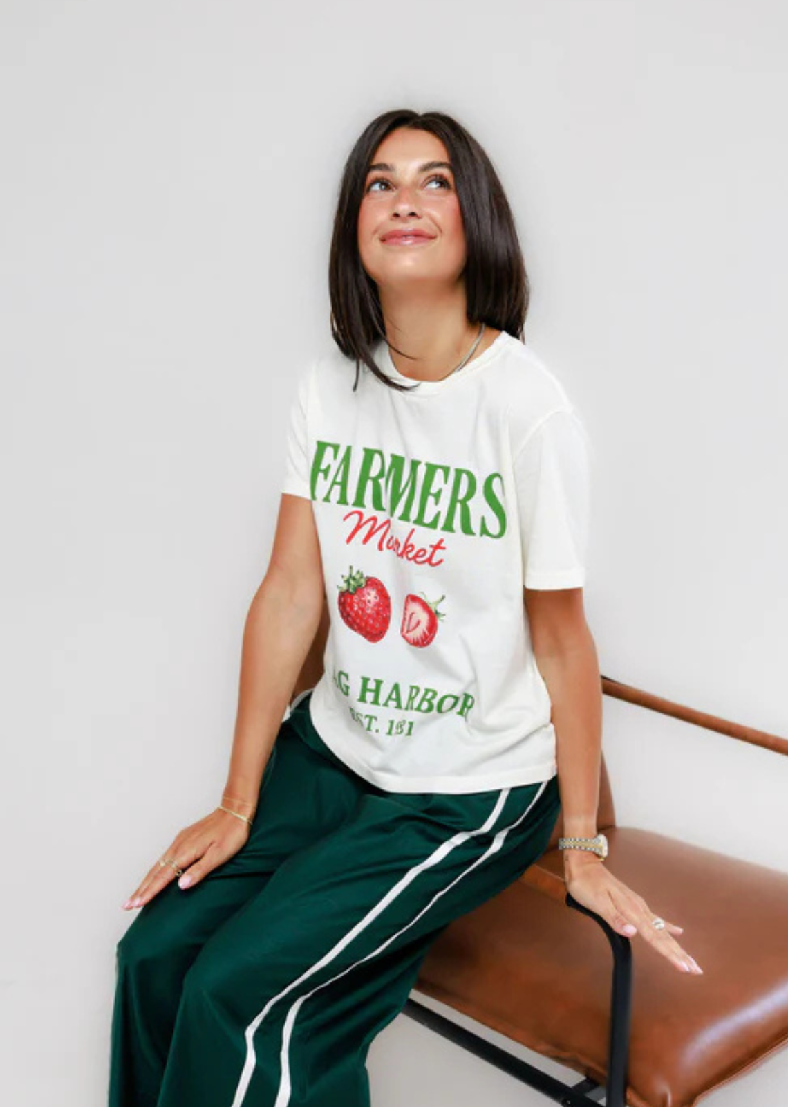 Sunny Somewhere Sag Harbor Farmers Market Tee