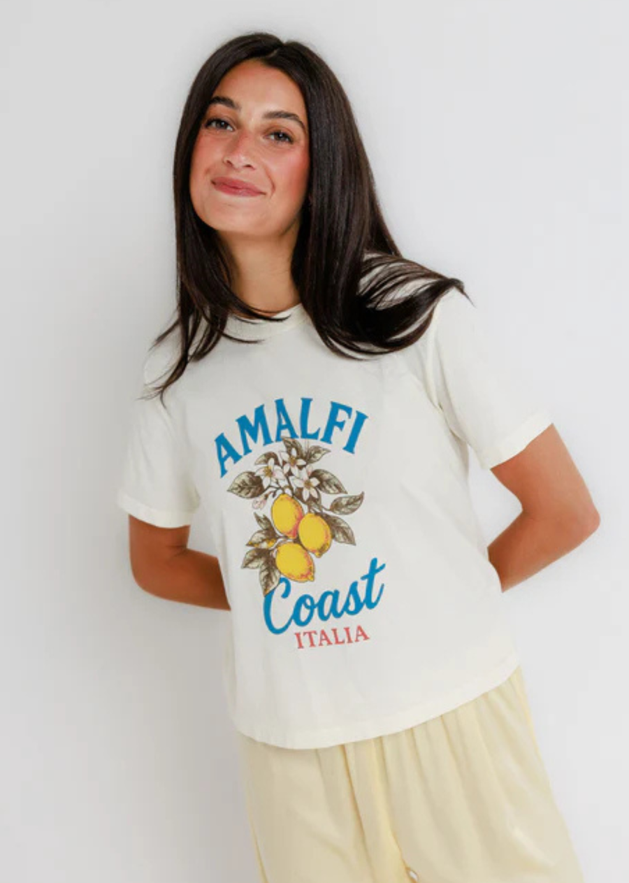 Sunny Somewhere Amalfi Coast Italia Tee