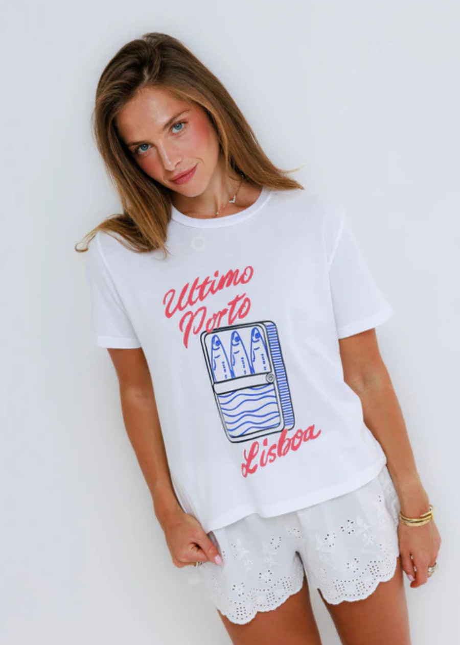 Sunny Somewhere Lisbon Sardines Tee