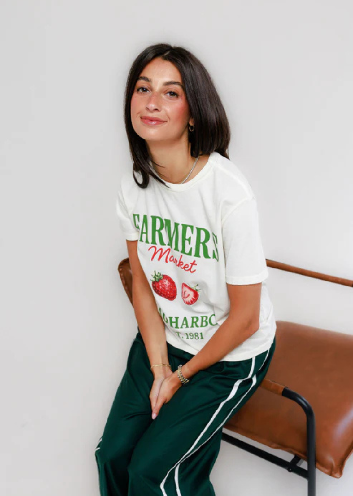 Sunny Somewhere Sag Harbor Farmers Market Tee