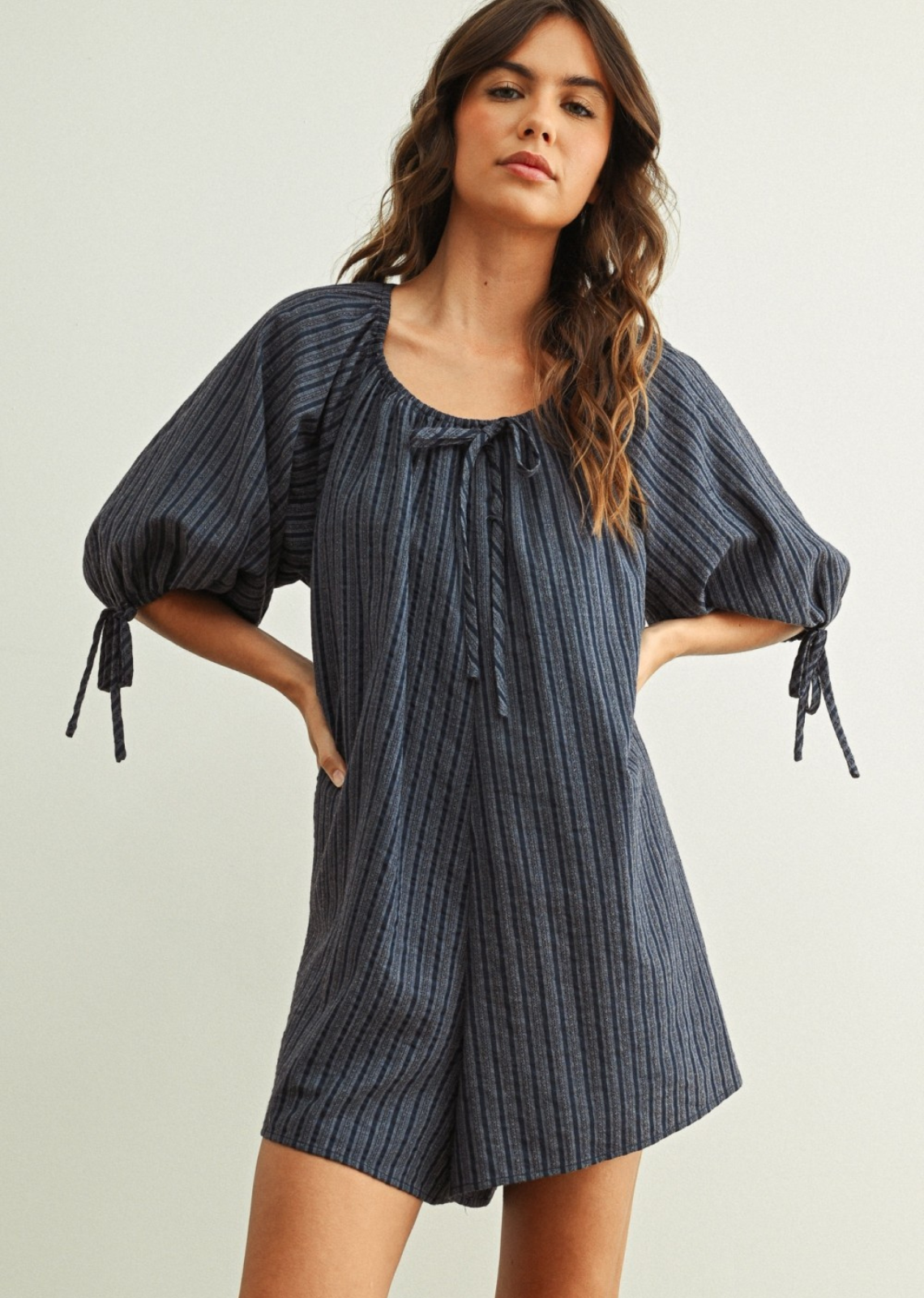 The Remi Striped Romper