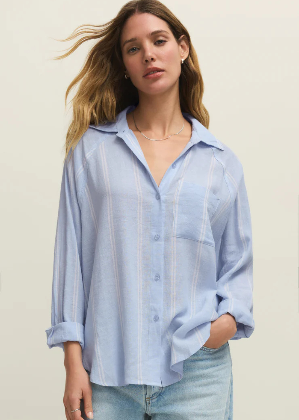 Z Supply The Perfect Linen Top