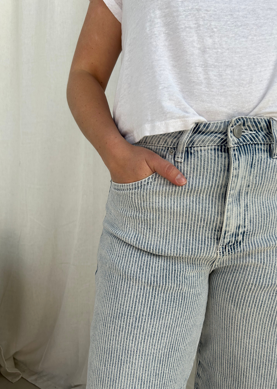 The Lucy Barrel Jean - Stripe
