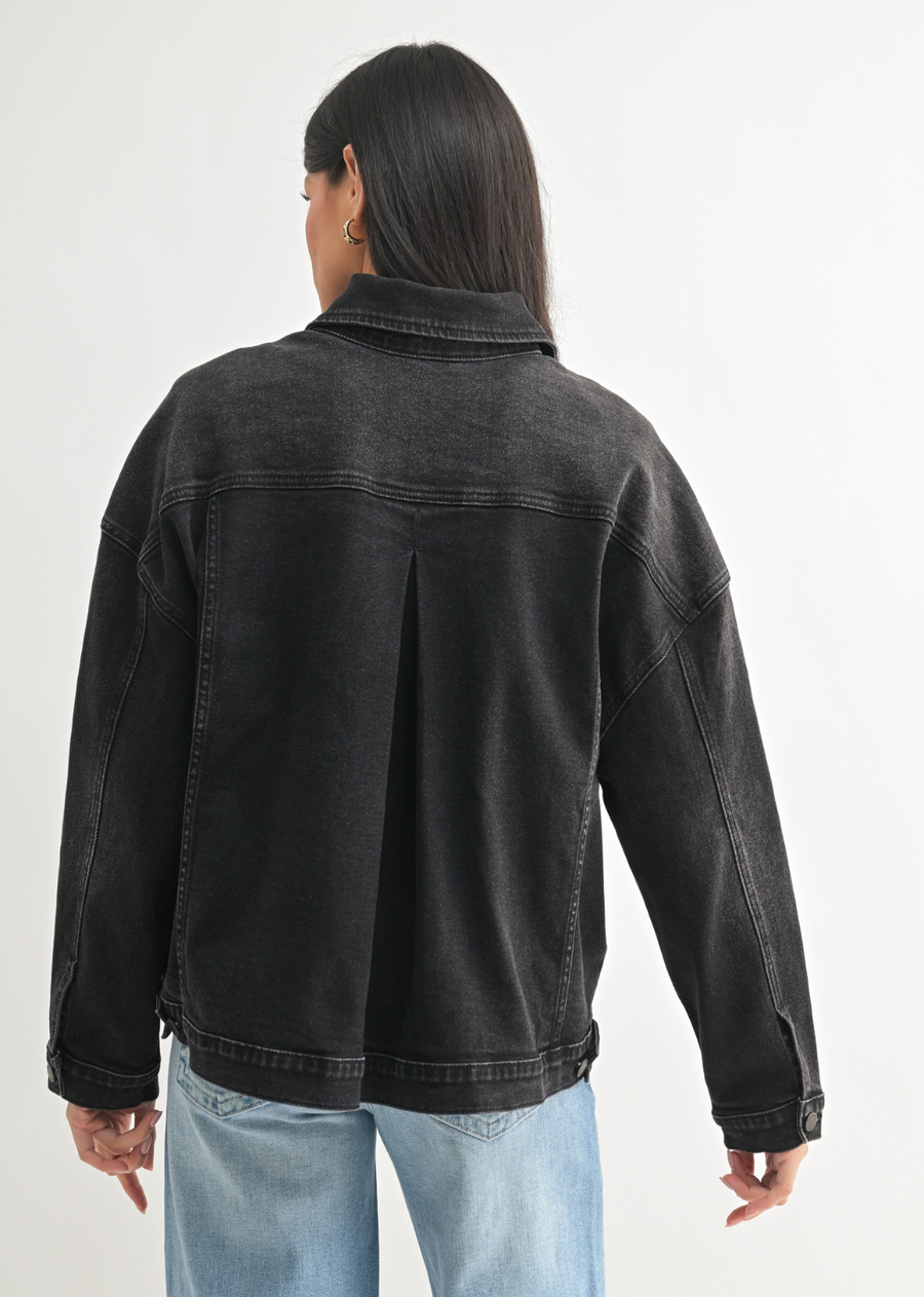 The Oversized Utility Denim Jacket