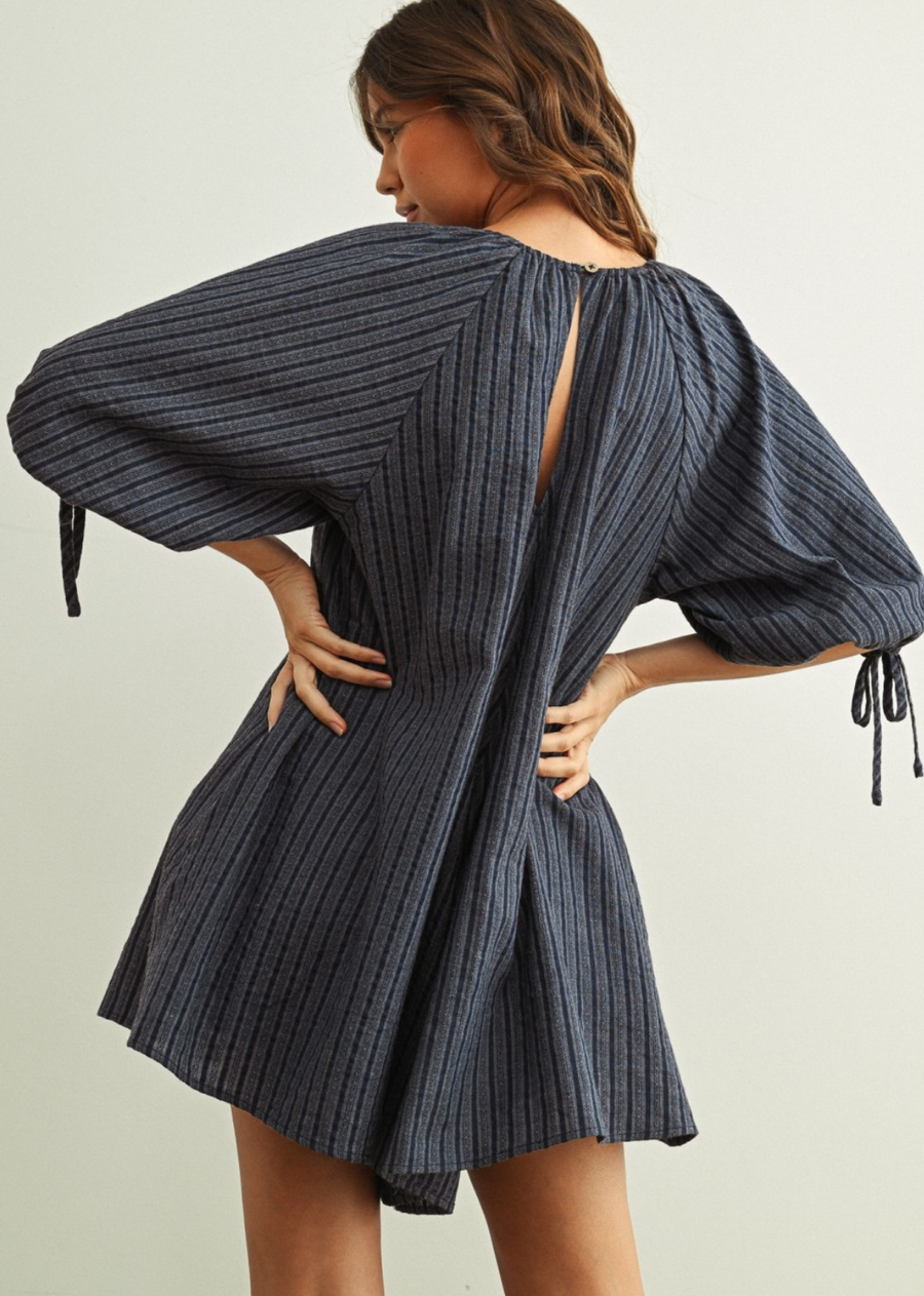 The Remi Striped Romper