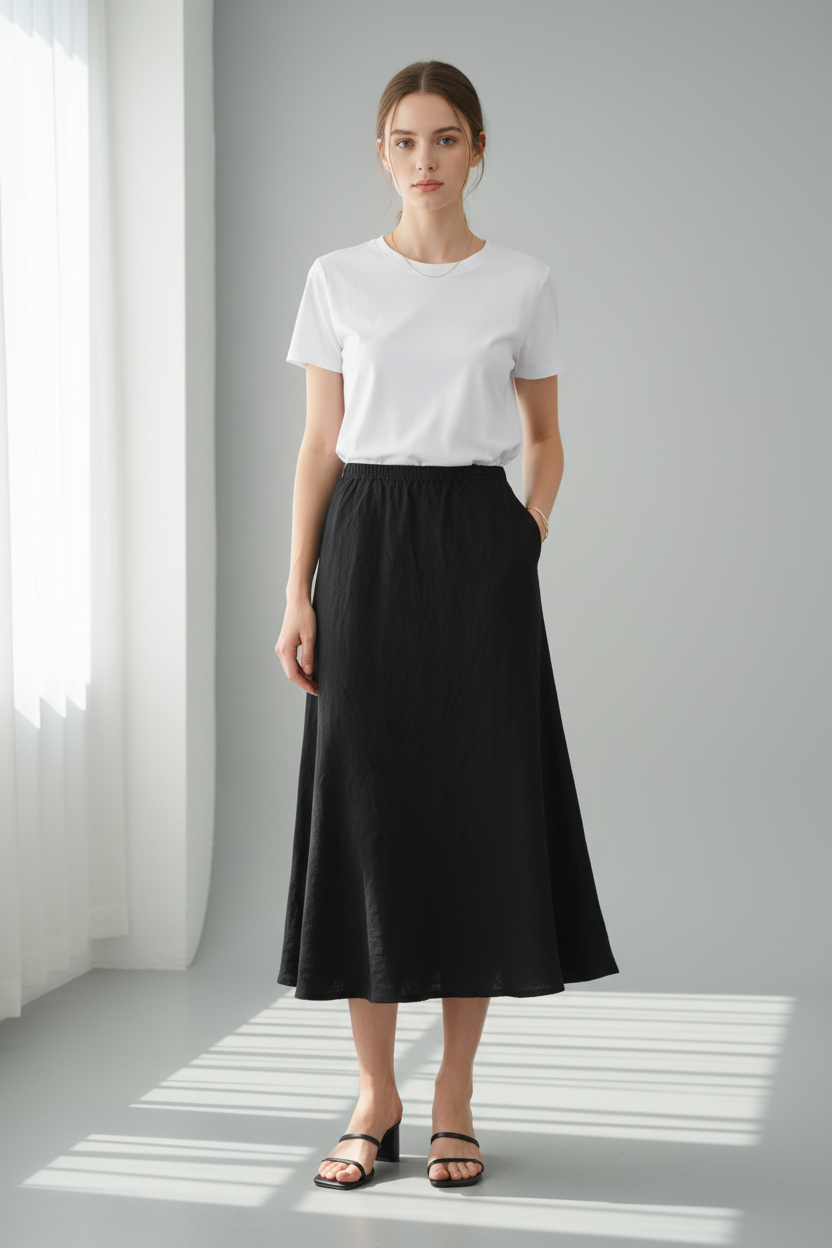 The Ruby Woven Skirt