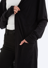 CHRLDR Valery- Hooded Cardigan- Black