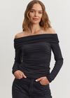 Velvet Regina Gauzy Whisper Novelty Off Shoulder