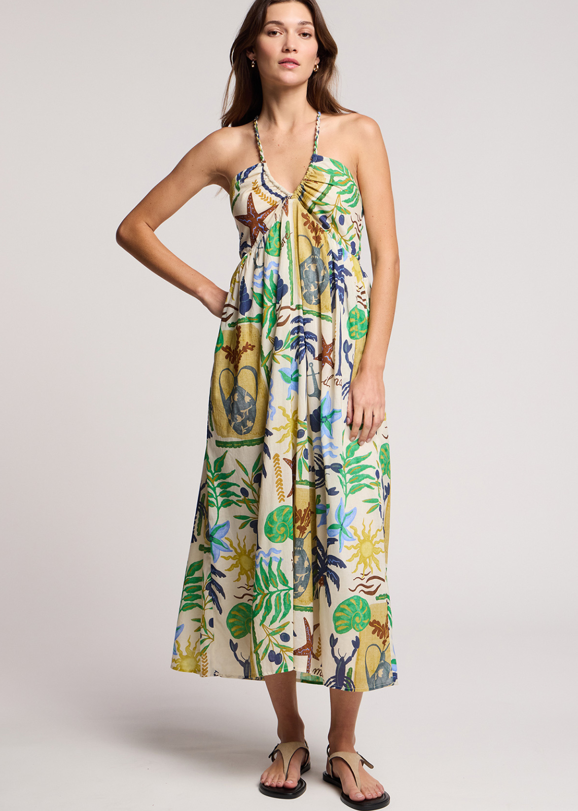 Velvet Leyla Printed Dress