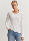 Velvet Originals  Lizzie Crewneck L/S - White