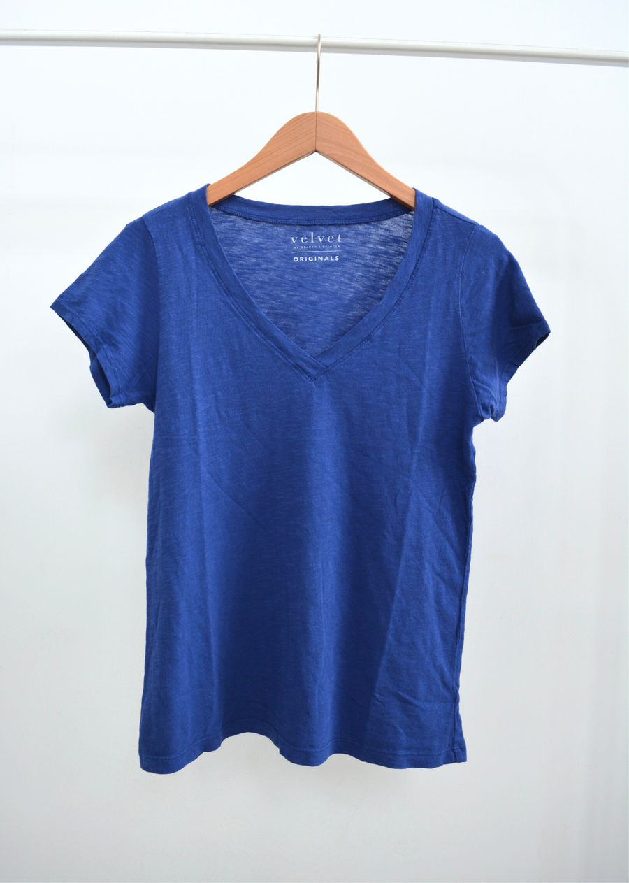 Velvet Originals Jillian V-Neck Tee-Pilot