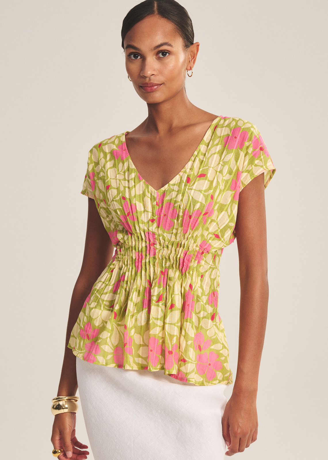 Velvet Sarah Printed Top