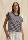 Velvet Tash Yarn Dye Jersey Stripe Top