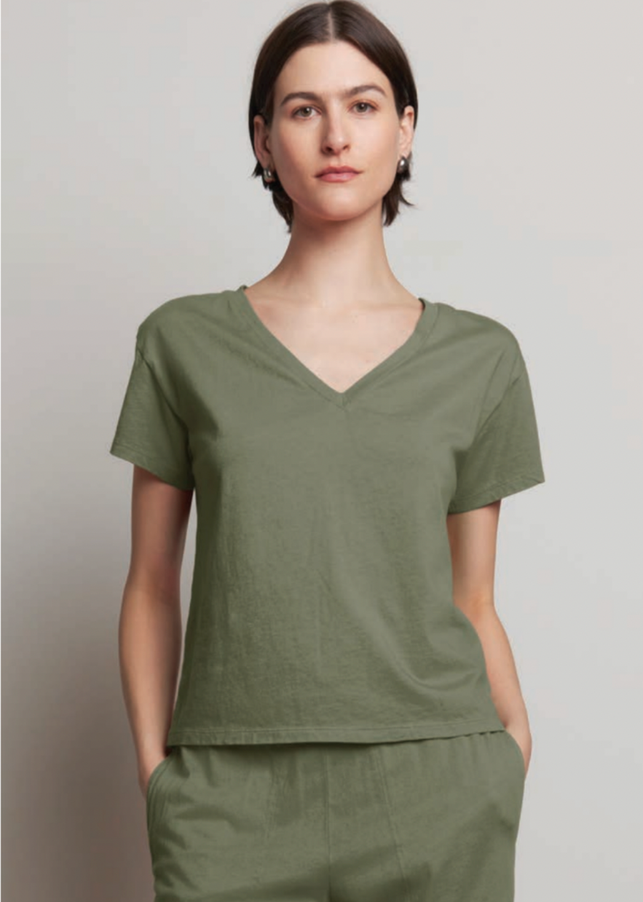 Velvet Venice Organic Jersey VNeck Tee