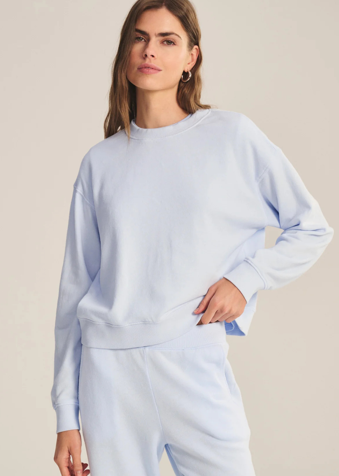 Velvet Yoko Fleece Top - Ice