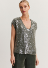 Velvet Elorie Sequins Top