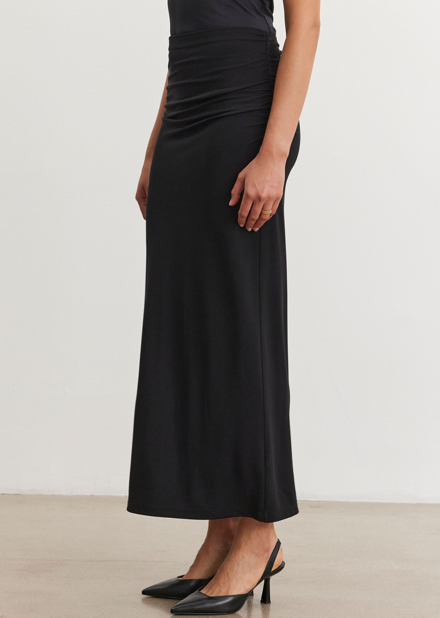 Velvet Hilton Matte Jersey Skirt