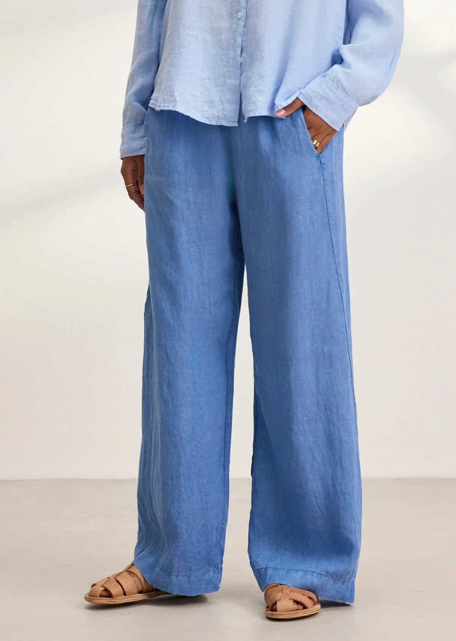 Velvet Cleo Wade Stephanie Woven Linen Pant