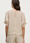 Velvet Emily Woven Linen Top