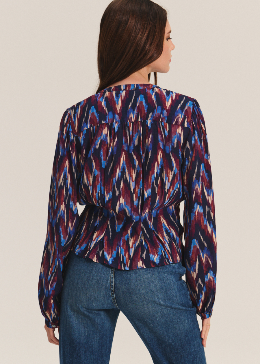Velvet Estella Mojave Print Top
