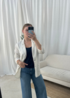 Velvet Imani Woven Linen Blazer