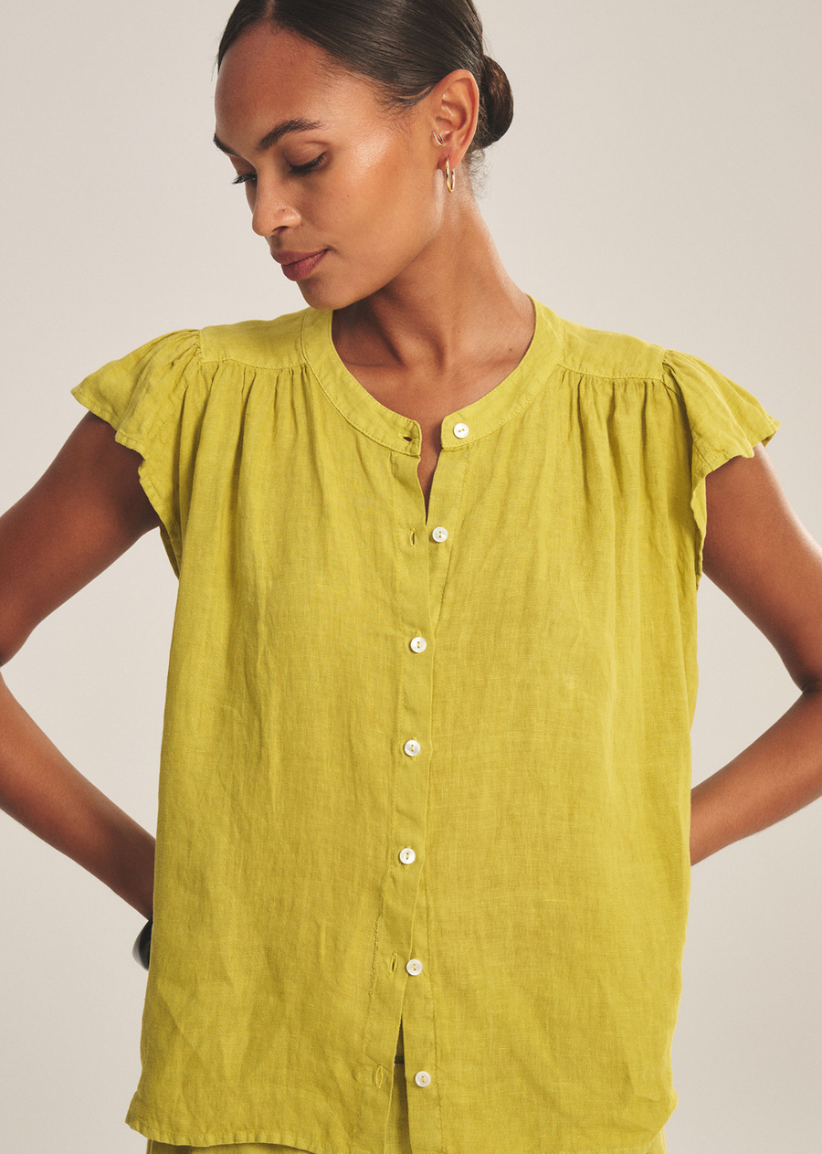 Velvet Janey Linen Top