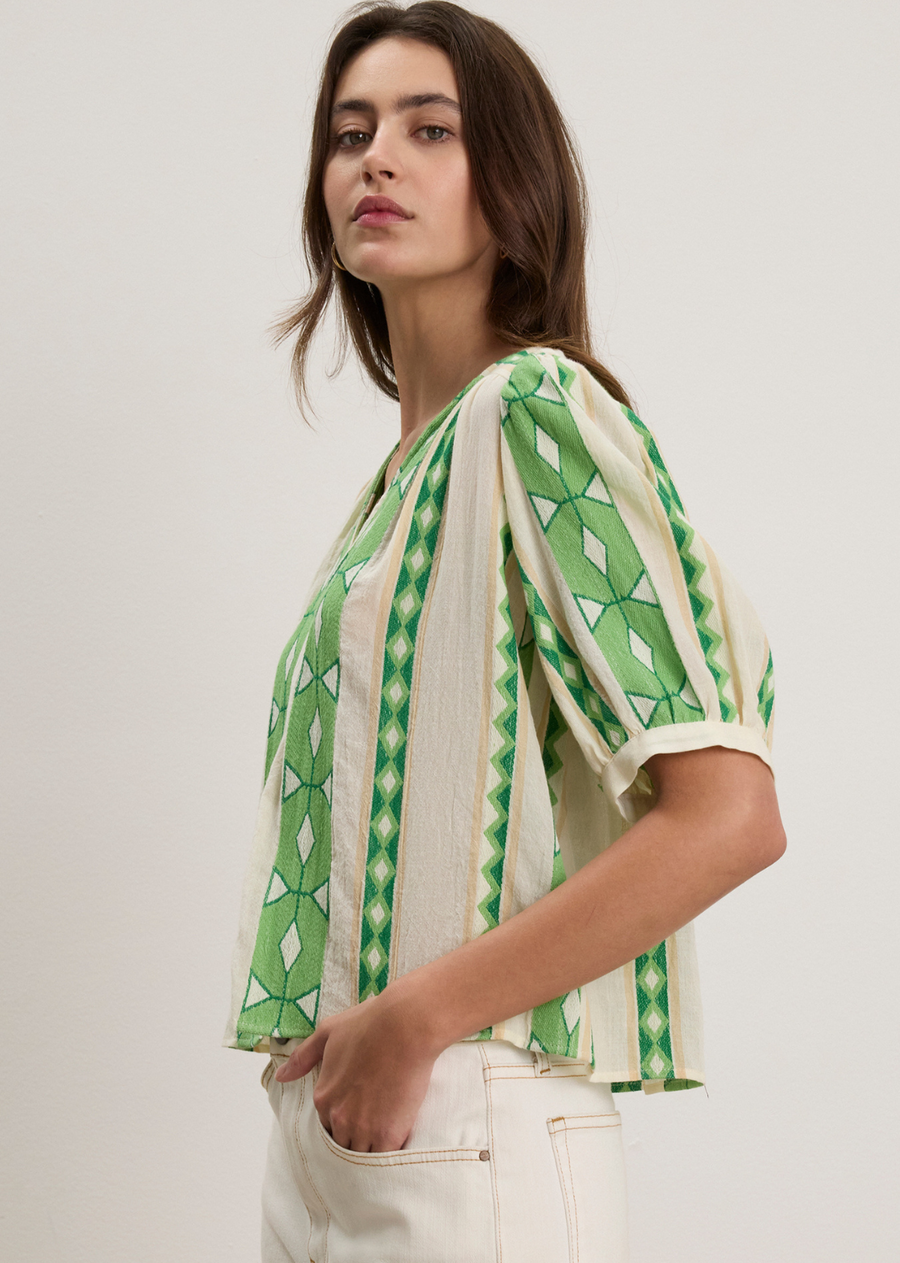 Velvet Marissa Jacquard Top
