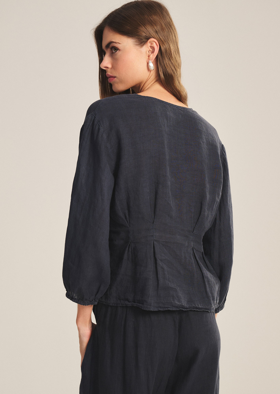 Velvet Martha Linen Top