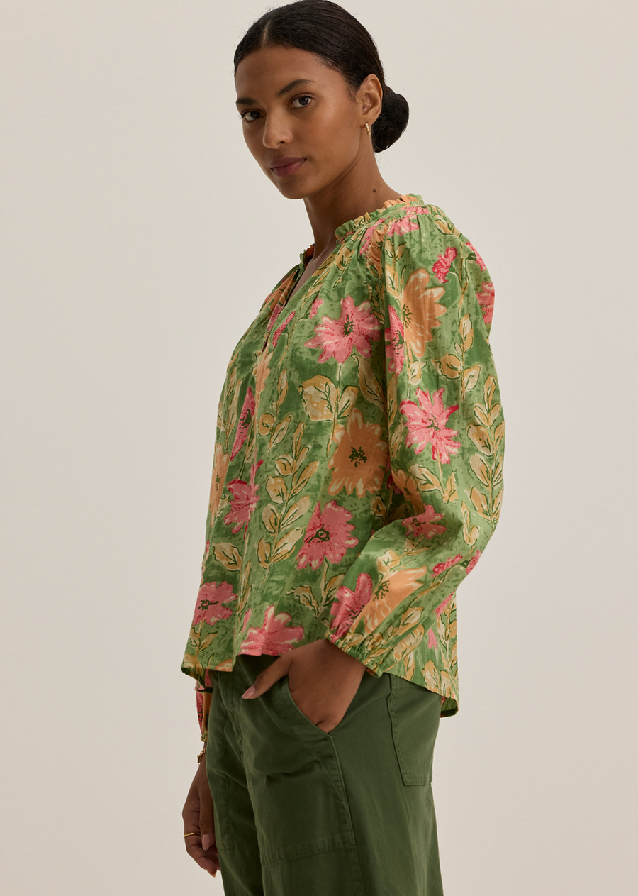 Velvet Marysia Garden Print Top