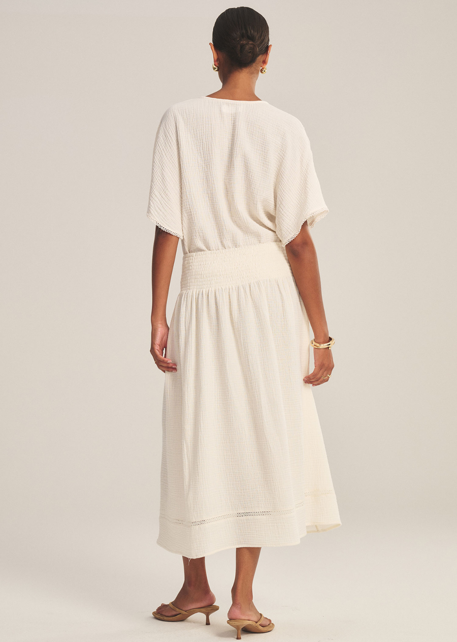 Velvet Mazie Cotton Gauze Skirt