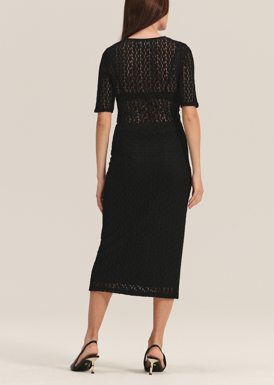 Velvet Mia Stretch Lace Skirt