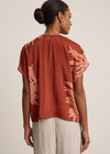 Velvet Naomi Palmetto Print Top
