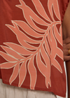 Velvet Naomi Palmetto Print Top