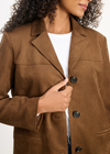 Velvet Salie Faux Suede Jacket