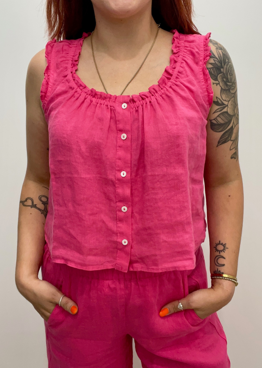 Velvet Tana Linen Top