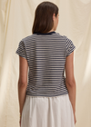 Velvet Tash Yarn Dye Jersey Stripe Top